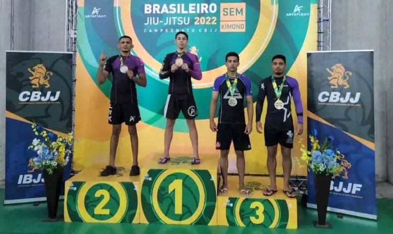 Atleta de União conquista medalha de prata no Campeonato Brasileiro de jiu-jitsu